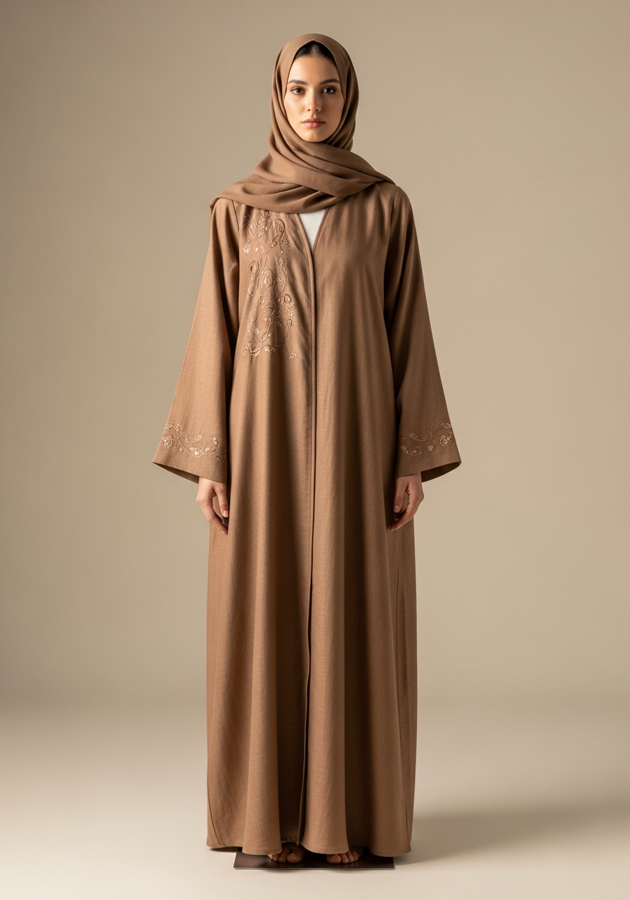 An-Nur Linen Abaya
